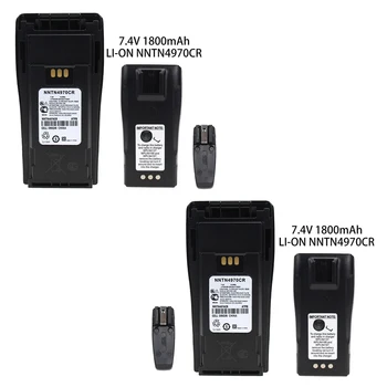 2vnt NNTN4497CR 1800mAh Li-on Baterija Motorola CP200 PR400 EP450 CP150 CP140 CP160 CP180 CP250 GP3688 GP3188 Radijo Baterija