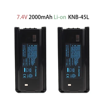 2X 2000mAh Li-Ion KNB-45L Baterija Kenwood TK-2202L TK-TK 2212-3212 TK-3300 TK-3302