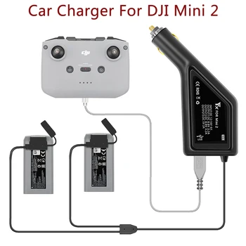 3 1. Automobilinis Įkroviklis DJI Mini 2 Pažangi Baterijų Įkrovimo Mavic Stebulės Mini 2 Automobilių Jungtis USB Adapteris, Multi 2 Baterijos