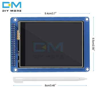 3.2 colių 240x320 RGB TFT LCD Modulis Ekranas su lietimui SD Kortelės, Nei 128x64 LCD ILI9341 Valdytojas 3.3 V, 16 Bitų RGB565 