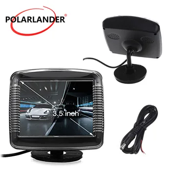3.5 colių auto stebėti TFT LCD transporto priemonės skaitmeninio spalvos automobilį ekranas mažas ekranas už atbulinės eigos parkavimo atsarginę kamerą