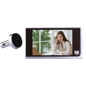 3.5 colių LCD Akutė Viewer Durys Akių Doorbell Spalva IR Fotoaparatą,EU Plug