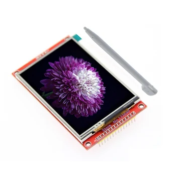3.5 colių TFT LCD Modulis su sensoriniu XPT2046 Skydelis ILI9488 Vairuotojo 320x480 SPI nuoseklųjį prievadą (9 IO) už uno r3 mega2560 aviečių pi