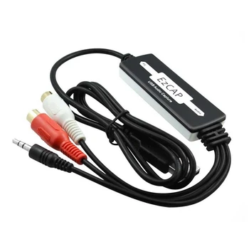 3.5 mm Ezcap 216 USB Audio Capture Grabber Redaguoti Garso Kabeliu Skaitmeninis Įrašymo Analoginis Audio Kasetė CD/MP3 Keitiklis