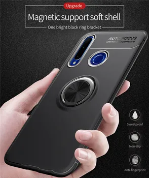 3-in-1 telefonas atvejų + stiklas garbę 9 c huawei y8p magnetinis žiedas silikono atveju padengti garbę-9a huawei y7p atveju y7p 