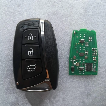 3 Mygtukai Automobilių Keyless Nuotolinio Klavišą 433MHz su ID46 Mikroschemą HYUNDAI IX45 Genesis 