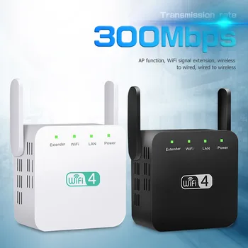 300M WD-611U WiFi Kartotuvas 2,4 GHz Bevielio WiFi Extender 802.11 B/G/N Maršrutizatorius Wi-Fi Stiprintuvas Wireless AP Prieigos Taškas