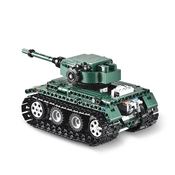 313PCS Blokai RC automobilių Karinę Tigras 1 Tankus plytų įrangos pardavimas, biuro įrangos serijos WW2 Pasaulyje Transporto priemonės žaislai vaikas, gimtadienio dovana