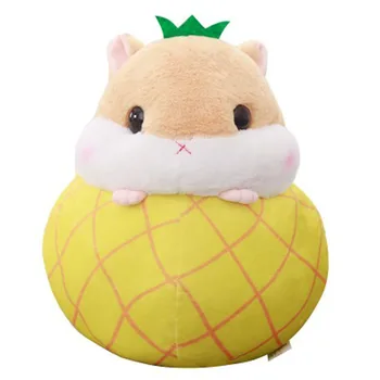 32 cm mielas žiurkėnas virsta vaisių Pliušinis Žaislas Pliušinis Pagalvės vaisių lėlės pagalvę vaiko dovana, mielas pliušinis iškamšos