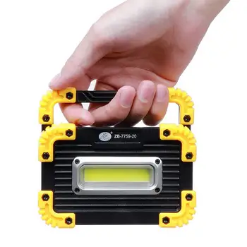 350W Nešiojamų Žibintų, COB LED Prožektorius USB jungtį Įkraunama Vietoje Darbo Žibintas Lauko Kempingas Avarinės Šviesos