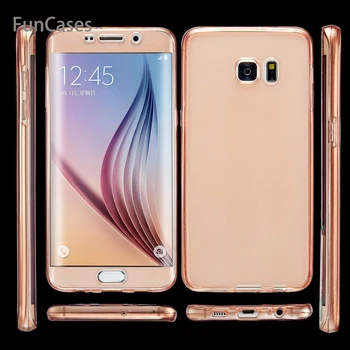 360 viso Kūno Silikono Case Cover for Samsung Galaxy S10 E S20 Ultra S9 Plus S8 TPU viso kūno Padengti Huawei 30 Lite P20 Pro 