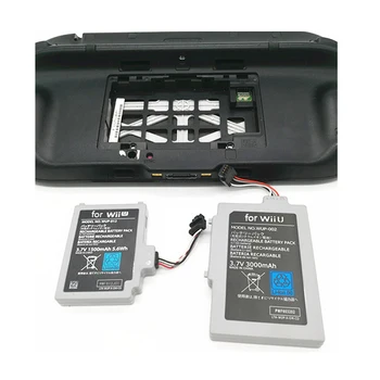 3600mAh Li-ion Baterija Pakuotės Nintend Wii U Žaidimų Konsolės Bateriją Wii U GamePad Valdytojas Joystic
