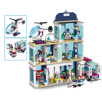 37036 932pcs Ligoninės Konstruktorius Modelio Rinkinio Blokai Suderinama LEGO Plytų Žaislai Berniukams, Mergaitėms, Vaikams, Modeliavimas