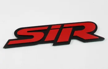 3D Auto automobilis raudonas Seras si r civic crx TINKA SUTARIMU Logotipas Ženklelis Lipdukas