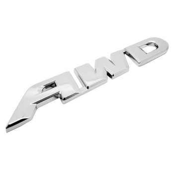 3D Metalo Lipdukas Apdailos AWD SVR Logotipas Uodega Sparno Lipdukas Ženklelis Buick Mercedes Benz, Audi, Volkswagen Scirocco 