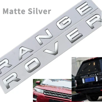 3D Raidės ABS Priekinis Dangtis Emblema Range Rover Gaubtu Raidės, Lipdukai Land Rover Range Rover
