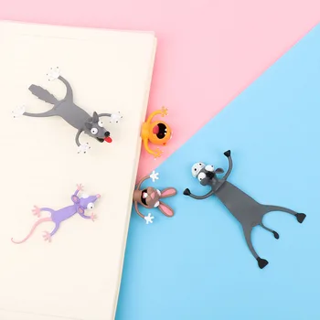 3D Stereo Gražių Animacinių filmų Gyvūnų Žymą Originalus Cute Kačių PVC Juokinga, Raštinės reikmenys