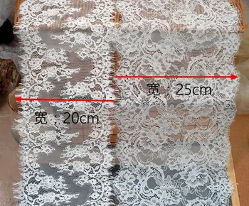 3meter/daug Blakstienų nėrinių apdaila Nr. Elastinga nėrinių apipjaustymas drabužis, aksesuaras 