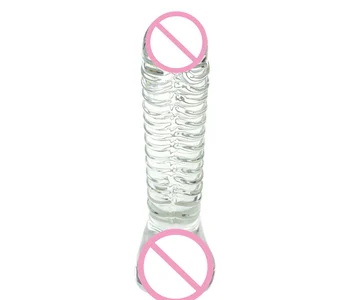 3pcs karščiui atsparaus stiklo, krištolo, dildo 40/42/40mm didelis sriegiu stiklo analinis dildo realistiškas penis sekso žaislų, vibratorių moterų analinis