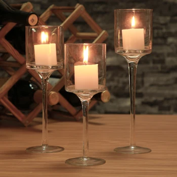 3PCS Nustatyti Žvakių Laikikliai Vestuvių Papuošalai Gamintojas Žvakidė Candleholder Arbatos Šviesos Namuose Baras Šalies Apdaila