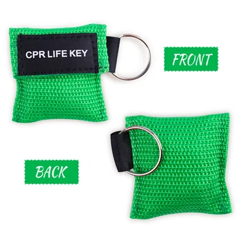 3Pcs Pirmosios Pagalbos veidui CPR Resuscitators Keychain Pagalbos Kaukė Širdies Priepuolis Skendimas Uždusti Avarinių Gelbėjimo Įrankiai