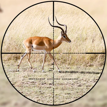 4.5-14X42 Medžioklės Riflescopes Kampine Pusėje Dvigubas Kryžius Raudonos, Žalios Dėmesio Taktinis Optinis taikymo Sritis Akyse Snaiperis