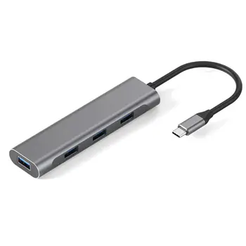 4 in1 USB C Hub Adapteris Raktu 