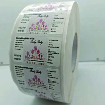 4 stilius/full roll lipdukas etiketės spausdinimo užsakymą