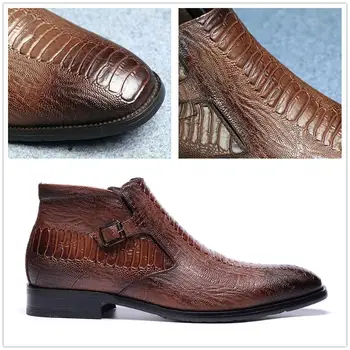 40~46 vyrai Batai patogūs prekės ženklo mados batai 2020 odiniai batai vyrams #KD5286C3
