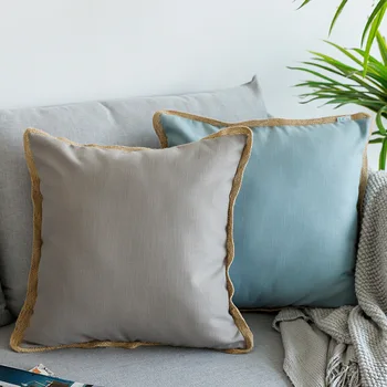 45X45/60X60/70CM vientisos spalvos pagalvėlė padengti didelių kvadratinių kanapių apdaila užvalkalas dekoratyvinis juosmens pagalvės užvalkalą paprastą pagalvę padengti