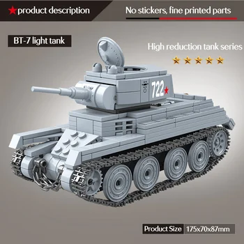 462PCS Miesto Karinės Lengvasis Tankas Blokai WW2 įrangos pardavimas, biuro įrangos Bakas Armijos Karių Skaičiai Blokai Švietimo Žaislas Berniukams