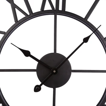 47CM Metalo Sieninis Laikrodis Derliaus Kabo Sieninis Laikrodis Silent Geležies romėnišką Dekoratyvinių Laikrodis Gyvenimo Kambario, Miegamasis, Virtuvė Offi