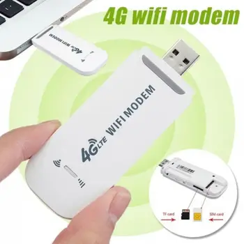 4G LTE USB Modemu, WIFI Bevielio ryšio USB Dongle Stick Judriojo Plačiajuosčio ryšio, SIM Kortelės Modemas Maršrutizatorius Adapteris Didelės Spartos Interneto Prieiga