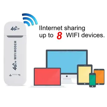 4G LTE USB Modemu, WIFI Bevielio ryšio USB Dongle Stick Judriojo Plačiajuosčio ryšio, SIM Kortelės Modemas Maršrutizatorius Adapteris Didelės Spartos Interneto Prieiga