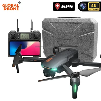 4K GPS Dron Quadrocopter su HD 2-Ašis Servo Gimbal Camera Anti-Shake Sekite Mane RC Quadcopter Tranai VS K20 F11 SG906 PRO
