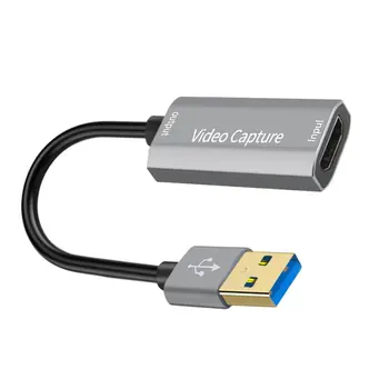 4K Video Capture Card USB 3.0 1080p 60Fps Žaidimas Užfiksuoti Kortelės Grabber Įrašyti Langelyje Transliacija už PS4 HD vaizdo Kameros Įrašymo