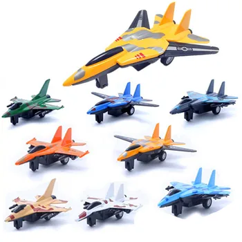 4Pcs/set Orlaivio Modelis Žaislai Vaikams Traukti Atgal Lėktuvu Lėktuvu Pajėgų Naikintuvas Švietimo Stalas Žaislas Vaikams Berniukams Gimtadienio Dovanos