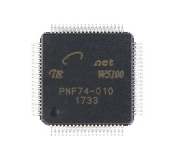 5-10VNT Nauji W5100 QFP-80 mikrovaldiklis lustas