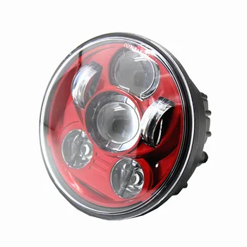 5-3/4 5.75 colių Moto Projektorius LED Žibintų variklinių Yamaha Motociklų Žibintai 45W Raudona su nemokama laivybos greitai