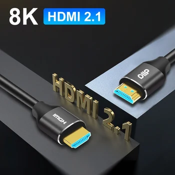 5/8m Versija 2.1 Didelės Spartos HDMI Kabelis, 8K Vyrų 1080P HD HDTV/PS4/X Box/Sky HD Box/HD-DVD Grotuvą su Garso ir Vaizdo