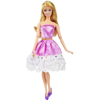 5 Vnt./daug Karšto lėlė Princesė Suknelė Tiktų Aukštos Kokybės Vadovą Namų Suknelė Lėlės Drabužius Mergina Žaislai 12 Colių Lėlės Priedai