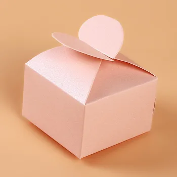 50 Pakuočių Pearl Continental Širdies Formos Dėžutėje Creative Vestuvių Saldainių Dėžutė Gimtadienio Prekes