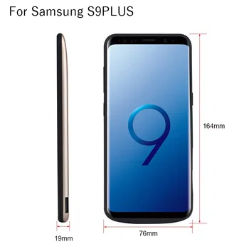 5000mAh / 6000mAh Baterijos Kroviklis Atveju, Samsung Galaxy S9 Plus Įkrauti Telefono Maitinimo Dangtelis, Skirtas 