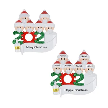 500pcs Turas Linksmų Kalėdų Etiketės Antspaudas Etiketės Paketo Kortelės 2020 Santa Claus Kaukė Dovanų Paketą, Scrapbooking Dekoras