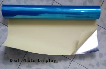 50cm*2M Plotis PET Sidabro Veidrodis, Atspindintis Lipdukas Vandeniui atsparus UV Matinė Plėvelės