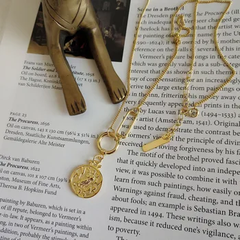 50cm Autentiški 925 Sterlingas sidabro pav Aukso Sagtis Pelėda Gyvūnų, Paukščių Monetos pakabučiai Megztinis Ilgas Karoliai Fine Jewelry X240