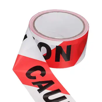 50mx5cm Įspėjimo Tape Roll Raudona Įspėjimas Lipnios Juostelės Lipduką Saugos Barjeras, Barikada, Rangovų Priežiūra