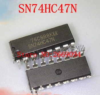 50PCS /100VNT SN74HC47N DIP16 SN74HC47 CINKAVIMAS 74HC47N 74HC47 HD74HC47P 74HC47P naujas ir originalus IC