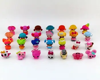 50pcs/daug animacinių filmų skaičius Lalaloopsy, Loveable animacinių filmų lėlės mergaitėms, Mini mergaičių žaislai su animacinių filmų gyvūnų,siųsti atsitiktinai