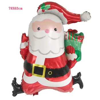 50pcs Kalėdų Medžio Vainikas Dovanų Dėžutėje Santa Claus Balionas Globos Laimingų Naujųjų Metų Kalėdų Eglutė Dekoras Reikmenys, Namų Balionai